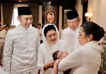 Penuh Haru, Begini Momen Aqiqah Gaia Cucu Keempat SBY