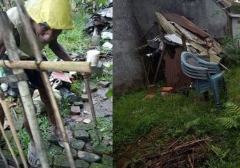 Tinggal di Bawah Tumpukan Seng, Inilah Kisah Nelangsa Seorang Kakek dari Magelang