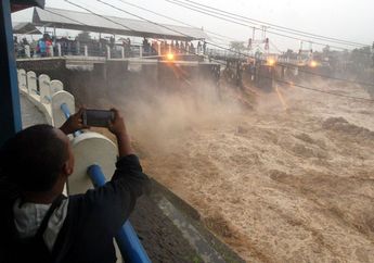 Inilah Wilayah yang Rawan Terdampak Luapan Aliran Dari Bendung Katulampa Bogor