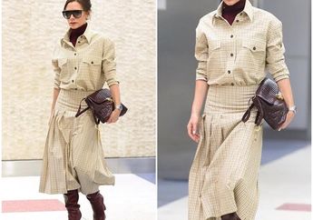 Lagi, Airport Fashion Victoria Beckham di Tahun 2018 Mencuri Perhatian Kamera Wartawan Mode