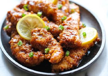 Cocok Disantap dengan Nasi Putih Hangat, Yuk Bikin Asian Lemon Chicken Tenders Ini