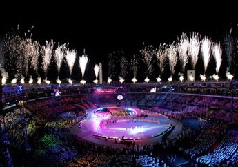 Atraksi Ribuan Drone di Opening Ceremony 2018 PyeongChang Winter Olympics Tuai Pujian Netizen