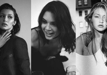 Begini Gaya Makeup Nyentrik Duo Hadid dan Kendall Jenner yang Mencuri Perhatian di New York Fashion Week 2018