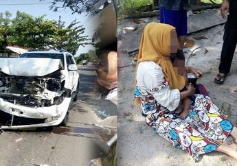 Pergoki Bersama Wanita Lain, Ibu Satu Anak Tabrakan Toyota Fortunernya ke Mobil Suami