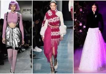 Kompilasi Cantiknya Gigi Hadid dengan Busana Pink Violet di Catwalk New York Fashion Week 2018, Stunning!