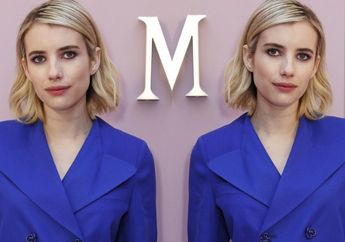 Wow..Emma Roberts Pamer Kaki Jenjangnya di London Fashion Week 2018, Begini Penampilannya!