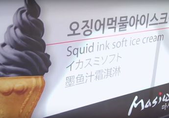 Nikmatnya Es Krim Tinta Cumi, Pencuci Mulut Lezat di Olimpiade Musim Dingin 2018 Korea Selatan