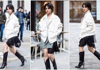 Street Style ala Camila Cabello Pelantun Lagu Havana Saat Jalan-jalan di New York, Stylish banget!