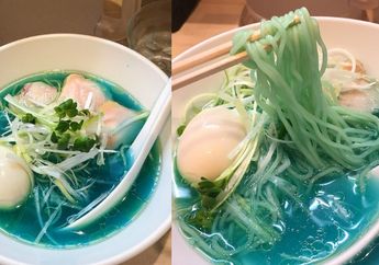 Terungkap, Ternyata Inilah Rahasia Kuah Ramen Berwarna Biru yang Viral di Instagram