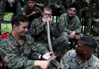 Ngeri, Para Tentara Ini Disuruh Minum Darah Ular, Ternyata Inilah Alasannya