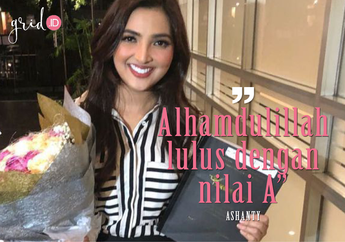 Ashanty Menyelesaikan S2 dengan Nilai A