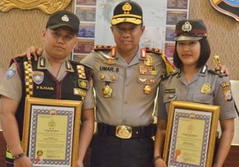 Polwan Cantik di Sulsel Diganjar Penghargaan Dari Kapolda, Gegara Bertani