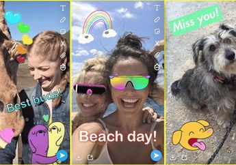 Tak Mau Kalah dari Instagram, Snapchat Juga Tambahkan Fitur Stiker GIF, Tapi...