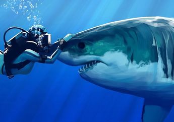 Seorang Pemancing Hampir Habis Dimakan Ikan Hiu yang Baru Saja Ditangkapnya, Begini Kejadiannya