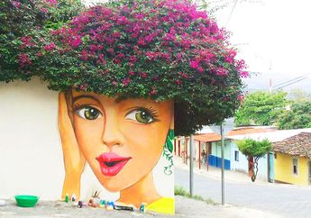 Keren Banget, 9 Karya Seni Jalanan Ini Menyatu secara Cerdas dengan Alam