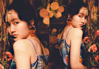 Wah..Febby Rastanty Kenakan Sequin Dress Bernuansa Gold, Intip yuk Penampilan Menawannya!