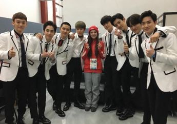 Unggah Foto Bareng Member EXO, Evgenia Medvedeva Banjir Ucapan Selamat!