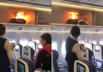 Power Bank Meledak di Pesawat, Semua Panik, Namun Pramugari Ini Begitu Berani Memadamkan Api!