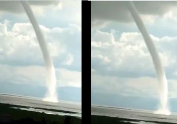 'Belalai' Puting Beliung Terbentuk di Danau Tempe Sulawesi Selatan, Berikut Dampak Buruknya Bagi Warga