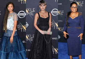 Keren! Agnez Mo dan Deretan Selebriti Hollywood Ini Melenggang Cantik di Gala Premiere Film A Wrinkle In Time