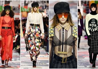 Terinspirasi Feminisme di Tahun 60-an, Dior Fall 2018 Hadirkan Koleksi Busana Klasik Kontemporer Berwarna-warni di Paris