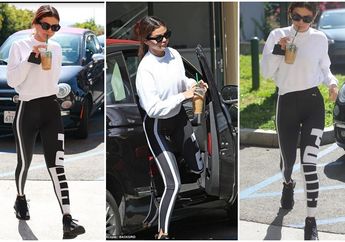 Sweatshirt Putih Lengan Panjang Jadi Terlihat Seksi dan Stylish di Tubuh Selena Gomez, Bisa Dicontek nih Gayanya! 