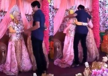 Pengantin Wanita Pingsan Setelah Tamu yang Diduga Mantan Kekasihnya Datang ke Pernikahan