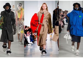 Wow! Model yang Melenggangkan Karya Maison Margiela Kenakan Lipstik Holographic di Paris Fashion Week 2018