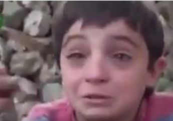 Rekaman Video Bocah Diduga Korban Perang Suriah Bikin Pilu
