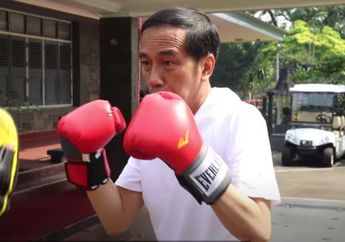 Berlatih Olahraga Tinju, Presiden Joko Widodo: Berat, Berat, Berat!