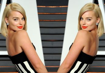 Mengintip Pesona Cantik Margot Robbie dalam Balutan Dress Berhiaskan Beaded Pada Red Carpet Piala Oscar 2018