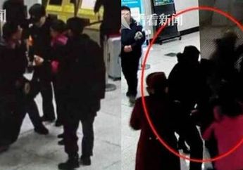 Tak Ingin Menyentuh Alat Pemindai yang Kotor, Seorang Wanita Bersitegang dengan Petugas Keamanan Stasiun