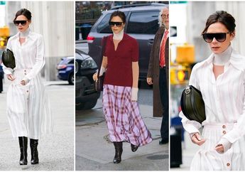 Mix and Match Busana Turtleneck yang Jadi Ciri Khas Gaya Fashion Victoria Beckham 