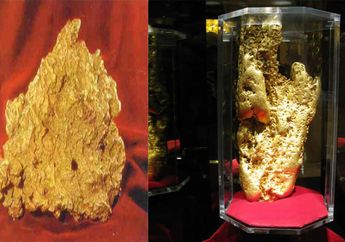 Wujud 5 Bongkahan Emas Paling Gede, Ada yang dari Indonesia?