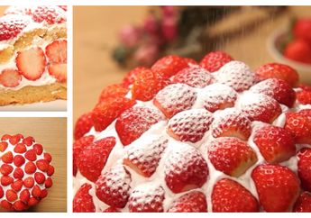 Resep Extreme Strawberry Cake, Rasa Asam dan Legitnya Bikin Ketagihan