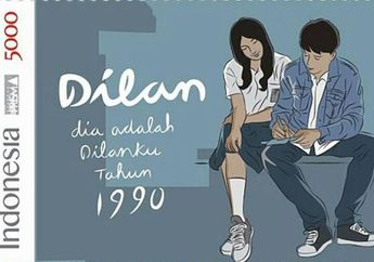 Kini Kamu Bisa Nikmati Kisah Cinta Milea dan Dilan Dalam Sebuah Perangko