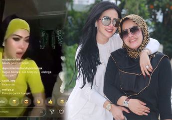 Inisial Pacarnya Dibocorkan saat Live Instagram, Syahrini Langsung Cemberut dan Marah!