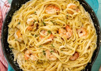 Cobain Resep Pasta Alfredo Super Creamy Ini Buat Dinner Spesial Kamu, yuk!