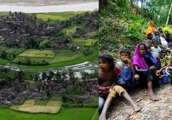 Begini Kondisi Desa Rohingya di Myanmar, Penduduknya Pergi Mengungsi