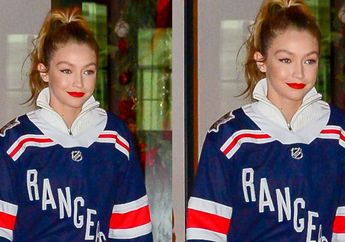Mengintip Gaya Gigi Hadid Saat Nonton Pertandingan Hockey dengan Outfit Denim Super Cool, Kayak Apa ya?
