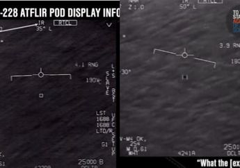 Diduga UFO, Benda Mencurigakan Tertangkap Kamera Angkatan Laut Amerika Serikat