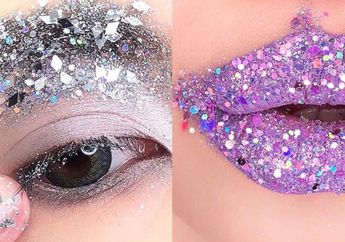 Brand Ini Hadirkan Glitter dengan Bentuk Hati dan Bintang, Lucu Banget nih Buat Makeup Sparkling!