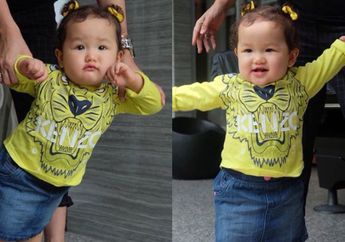 Momen Indah Putri Bungsu Ussy Sulistiawaty Belajar Berjalan, Gemes!