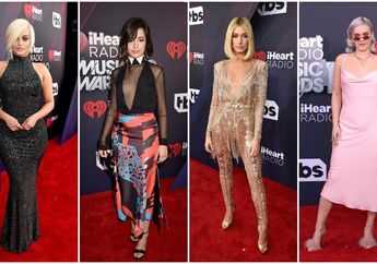 Dari Belahan Dada Rendah Hingga Tembus Pandang, Inilah Gaya Seksi Artis Hollywood di Red Carpet  iHeartRadio Music Awards 2018, Stunning!