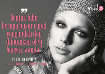 Ladies Perlu Tahu Nih..., Ternyata Seperti Ini Bentuk Bibir yang Sempurna