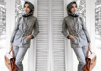 Gaya Imut Zaskia Sungkar dengan Busana Monokrom yang Bisa Kamu Contek, yuk Lihat!