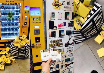 Habiskan Rp 4,5 Juta, Seorang Pria Hanya Menangkan Pengering Rambut dari Vending Machine Misterius