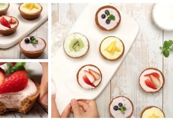 Yuk Bikin Kue Yogurt Fruit Tart Tanpa Oven, Rasa Manis dan Legitnya Bikin Nagih