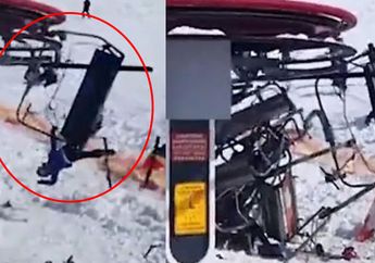 Mirip Final Destination, Gondola Pengangkut Pemain Ski Bergerak 2 Kali Lebih Cepat, Banyak yang Terpelanting Termasuk Ibu Hamil