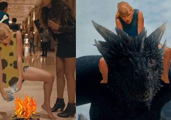 Goyang Taylor Swift di Video Klip Delicate yang Bikin Ngakak, dari Ngangkat Galon Sampai Naik Monster